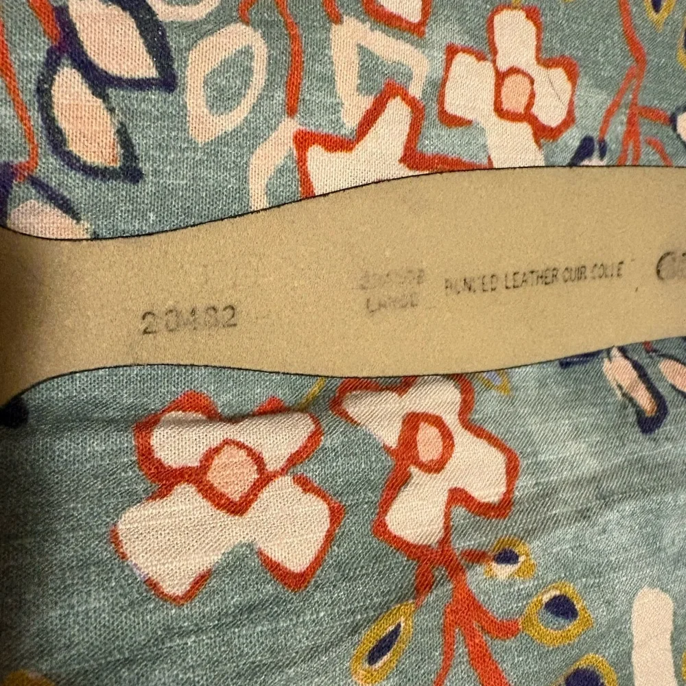 Vintage Western Faux Turquoise Concho Belt - Bonded Leather - Picture 6 of 6